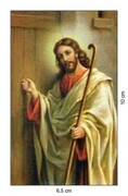 Obrazek Pan Jezus pukający do drzwi. Drzwi bez klamki - 04275