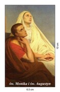 Obrazek św. Monika i św. Augustyn. Modlitwa do św. Moniki o nawrócenie dziecka - 03336