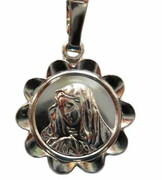 Medalik srebrny Matka Boża Bolesna 2g - 38324