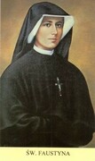 Obrazek św. Faustyna (bez modlitwy) - ! - 15111