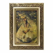 Obraz 10x15cm Matka Boża Ostrobramska rama ornamentowa - 40082