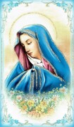 Obrazek z brokatem Matka Boża Bolesna. Modlitwa do Matki Bożej Bolesnej - 08634