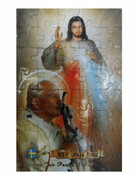 Puzzle Jan Paweł II i JUT 20x13cm 40 elementów - 56825