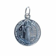 Medalik srebrny Św. Benedykt 4,1g - 09742