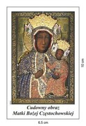 Obrazek Matka Boża Częstochowska. Cudowny obraz Matki Bożej Częstochowskiej. Akt osobistego oddania się Matce Bożej - 03466
