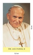 Obrazek św. Jan Paweł II. Modlitwa o wyproszenie łask: Św. Janie Pawle II, za... - ! - 06202