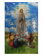 Puzzle Matka Boża Fatimska (z dziećmi) 20x13cm 40 elementów - 56831