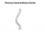 Kanał kablowy KB-1 do biurek