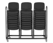 WÓZEK DO KRZESEŁ ISO 3-RZĘDOWY