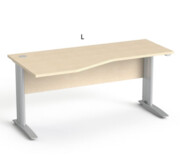Biurko lewe Sove SV-36 1600 × 800/700 mm z organizacją kabli