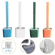 Silikonowa szczotka do toalety łazienki wc elastyczna antybakteryjna