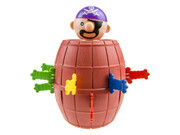 Zabawka gra skaczący pirat w beczce ukłuj pirata