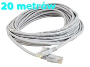 Kabel sieciowy LAN fabryczne wtyczki skrętka przewód ETHERNET RJ45 20 metr