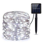 Solarne ogrodowe lampki druciki girlanda 100 led