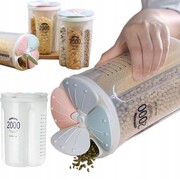 Pojemnik na żywność pudełko organizer na makaron fasole ryż 2000ml 4 komory
