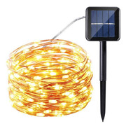 Solarne ogrodowe lampki druciki girlanda 100 led