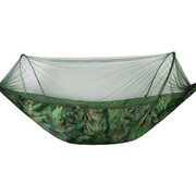 Lekki przenośny turystyczny hamak z moskitierą