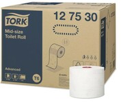Tork Mid-size papier toaletowy, 2-warstwowy - 27 rolek - TORK