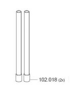 Komplet 2 Stalowych Rur Do Odkurzaczy Sprintus