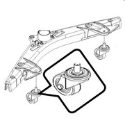 Koła 2 szt. do Ssawy Do Szorowarek Swingo - TASKI