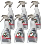 Cif Washroom 6x0,75l Płyn Do Mycie Kabin Prysznicowych i Armatury - DIVERSEY