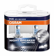 H4 Osram Night Breaker Unlimited - 2 sztuki - Żarówki samochodowe Osram