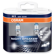 H1 Osram Night Breaker Unlimited - 2 sztuki - Żarówki samochodowe Osram