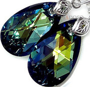 Jedyne! Kryształy Kolczyki Wisiorek Łańcuszek Sah 1454606125