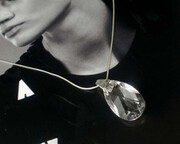 Kryształy Certyfikat Piękny Wisiorek Łańcuszek Srebro 1097941286