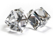 Kryształy Kolczyki Srebro Certyfikat Crystal 1094640599