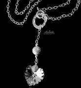 Nowe Kryształy Naszyjnik Comet Crystalear Srebro 4281286966