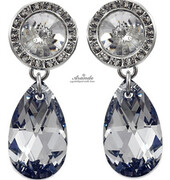 Kryształy Piękne Ozdobne Kolczyki Comet Srebro 4325821541