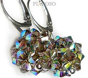 Kryształy Przepiękne Kolczyki Aurora Ball 1557567161