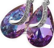 Kryształy Special Kolczyki Vitrail Senti Srebro 3229965193