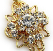 Kryształy Unikat Wisiorek Crystal Venue Gold 2330135285