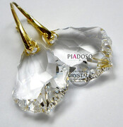 Kryształy Kolczyki Złote Srebro Certyfikat Cr22 1099807536