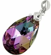 Nowe Kryształy Przepiękny Wisiorek Vitrail Srebro 2197285463