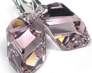 Okazja Kryształy Kolczyki Srebro Certyfikat 1330463561