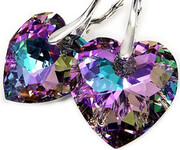 Kolczyki Kryształy Serca Vitrail Light Promocja 1919305216