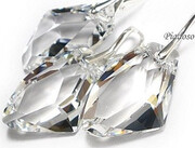 Kryształy Piękny Komplet 27mm Łańcuszek Oryginał! 2341941774