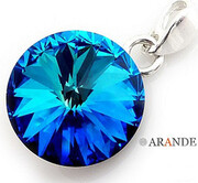 Nowe! Kryształy Piękny Wisiorek Kolory Paris 2109294535