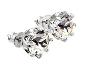 Kryształy Kolczyki Srebro Crystal Certyfikat 702115