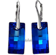 Najnowsze Kryształy Kolczyki Urban Blue Srebro 4260660157