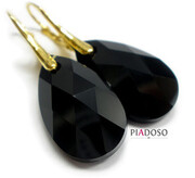 Kryształy Kolczyki Złote Srebro Certyfikat 22Jt 1171210189