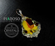 Kryształy Srebro Wisiorek AB 28 Certyfikat 1147647995