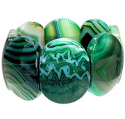 Duży Agat Elegancka Bransoletka Naturalna 703013