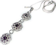 Piękny Naszyjnik Kryształy Amethyst Feeling Unikat 1887147419