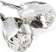 Promocja Kryształy Piękne Duże Kolczyki Srebro C 2157451454