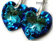 Kolczyki Kryształy Serca Bermuda Nowy Szlif 1596811082