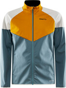 Craft Glide Block Jacket Men, niebieski/pomarańczowy S 2021 Kurtki do biegania Craft 1909596-613500-4